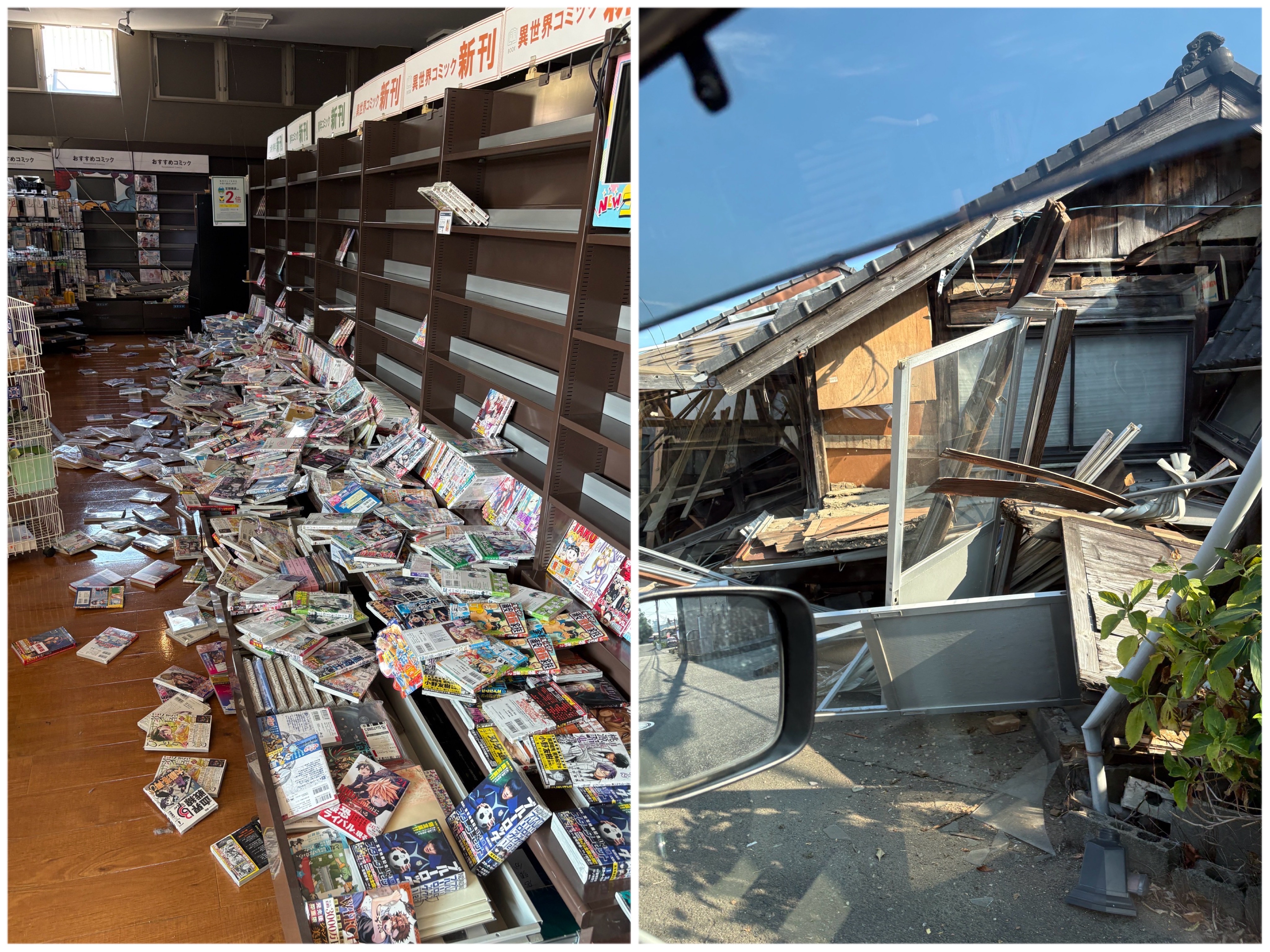 ▲熊本強震左右猛搖！比10年前更可怕...災民驚逃　家裡一瞬間全亂了（圖／翻攝自 X／tamayan2nd）
