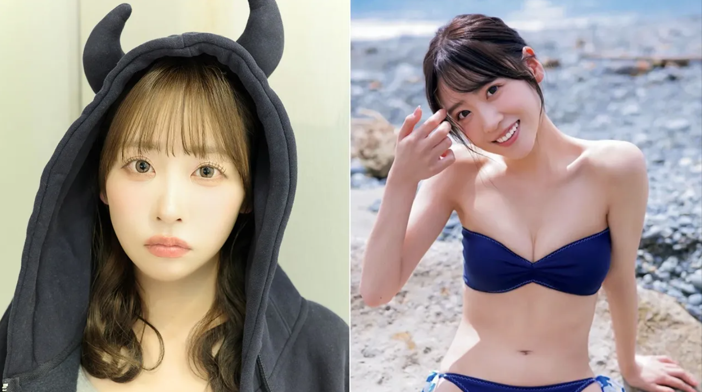櫻井優衣的寫真集封面因「乳溝太假」引發討論。（圖／翻攝X）