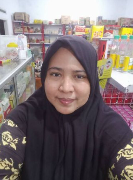 Yuli在印尼開雜貨店，並未回到台灣當看護。（圖／Yuli提供）