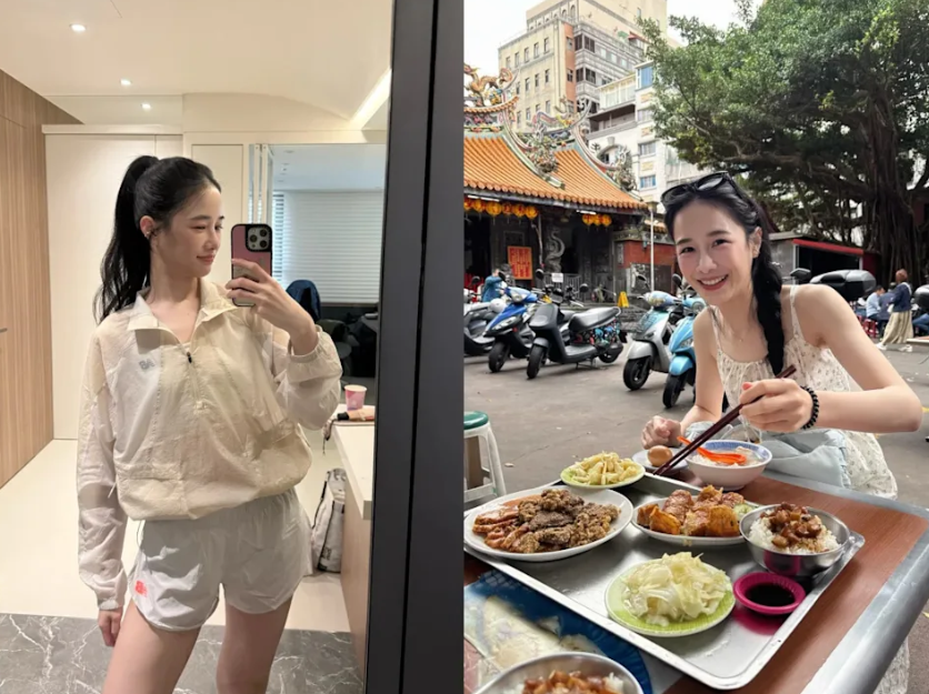 千千吃遍美食卻沒變胖。(圖/翻攝千千IG)