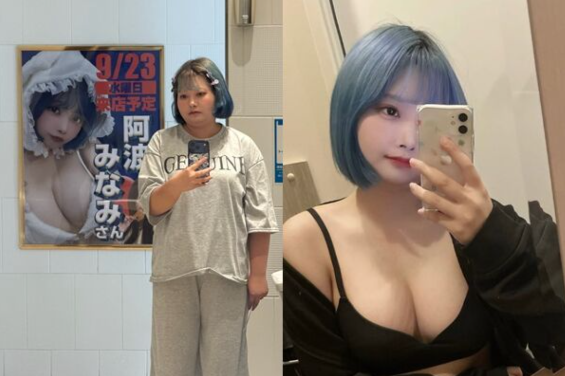 阿波南出道後體重暴漲。（圖／翻攝阿波南X）