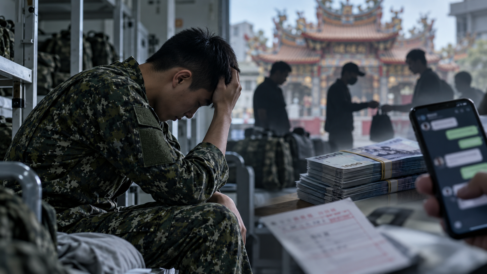 役男當詐團車手！害女噴110萬喊「當兵薪水有限」　法院判全額賠