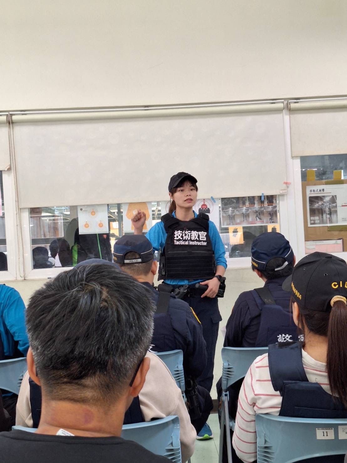 擁有跆拳道4段實力的台中市警局警員王翊馨，曾在世界警察消防運動會奪下10面獎牌，如今成為台中市警局首位女性常年訓練技術教官。（圖／台中市政府警察局提供）