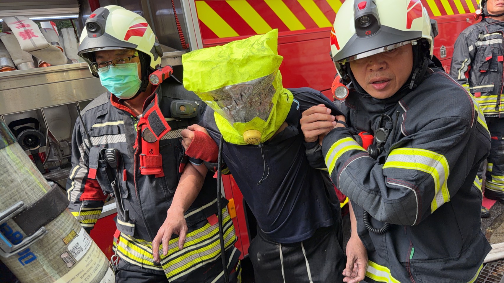 竹北住宅火警1人OHCA！　送醫後恢復心跳