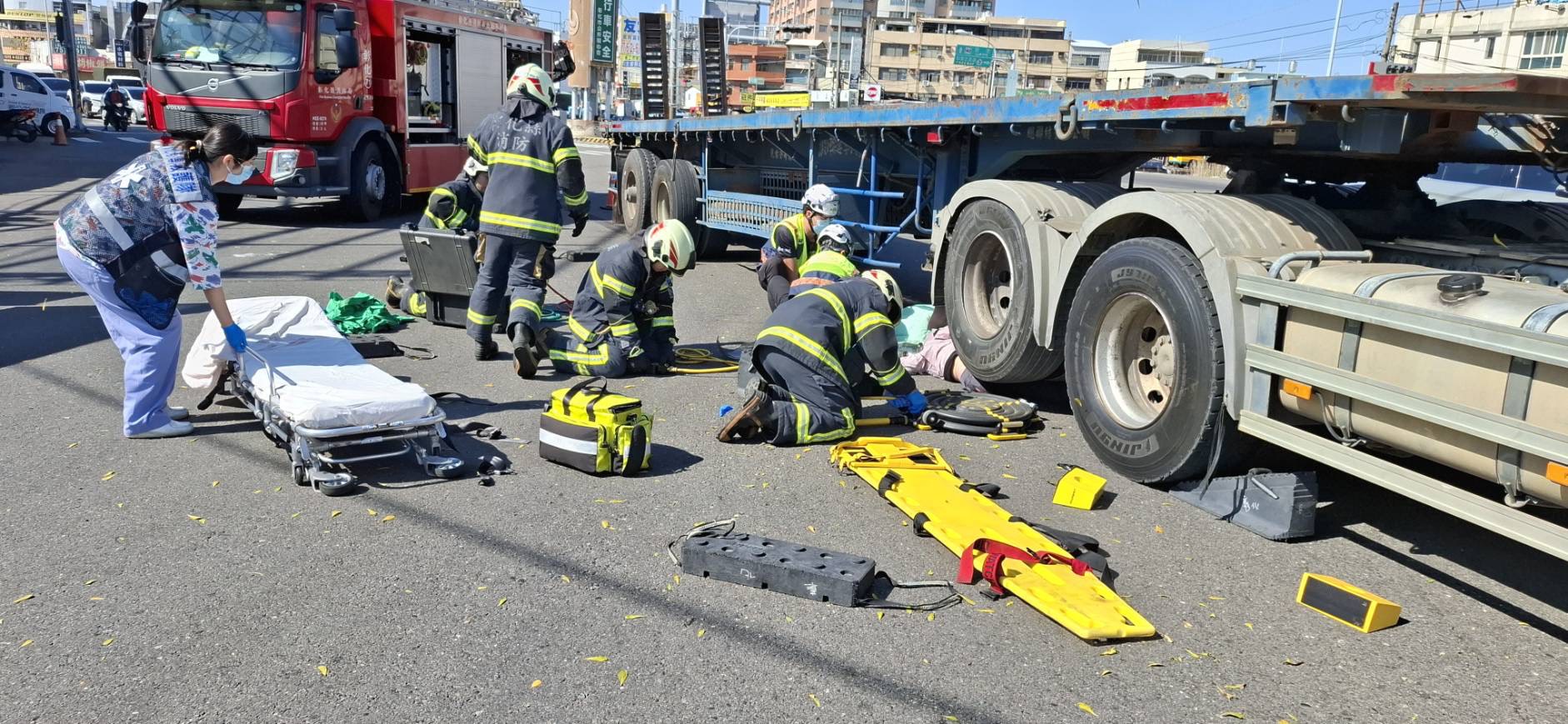 彰化彰水路發生一起死亡車禍  徐姓夫妻傷重不治