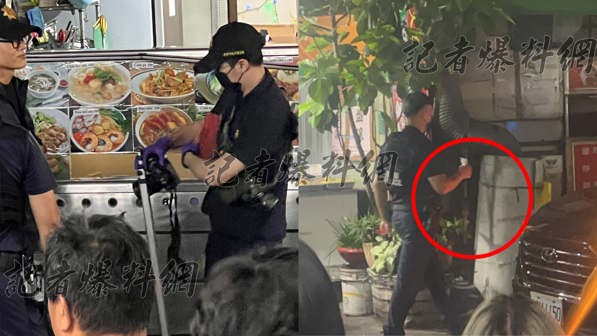 ▲台南逃逸外勞「寄放刀械」遭拒！大鬧小吃店...弄破玻璃門 割傷就醫被活逮（圖／讀者提供；未經授權請勿翻攝）