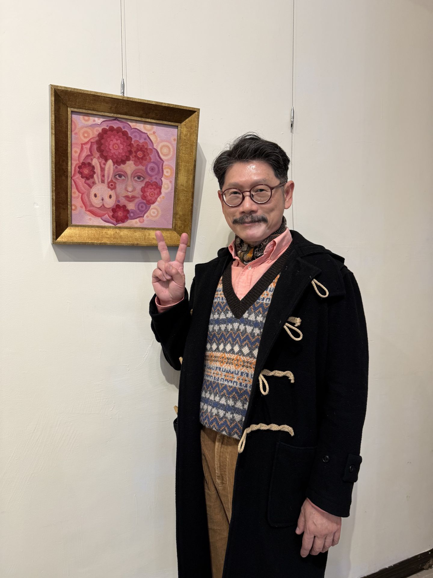 呂學堯與作品〈伊甸園〉