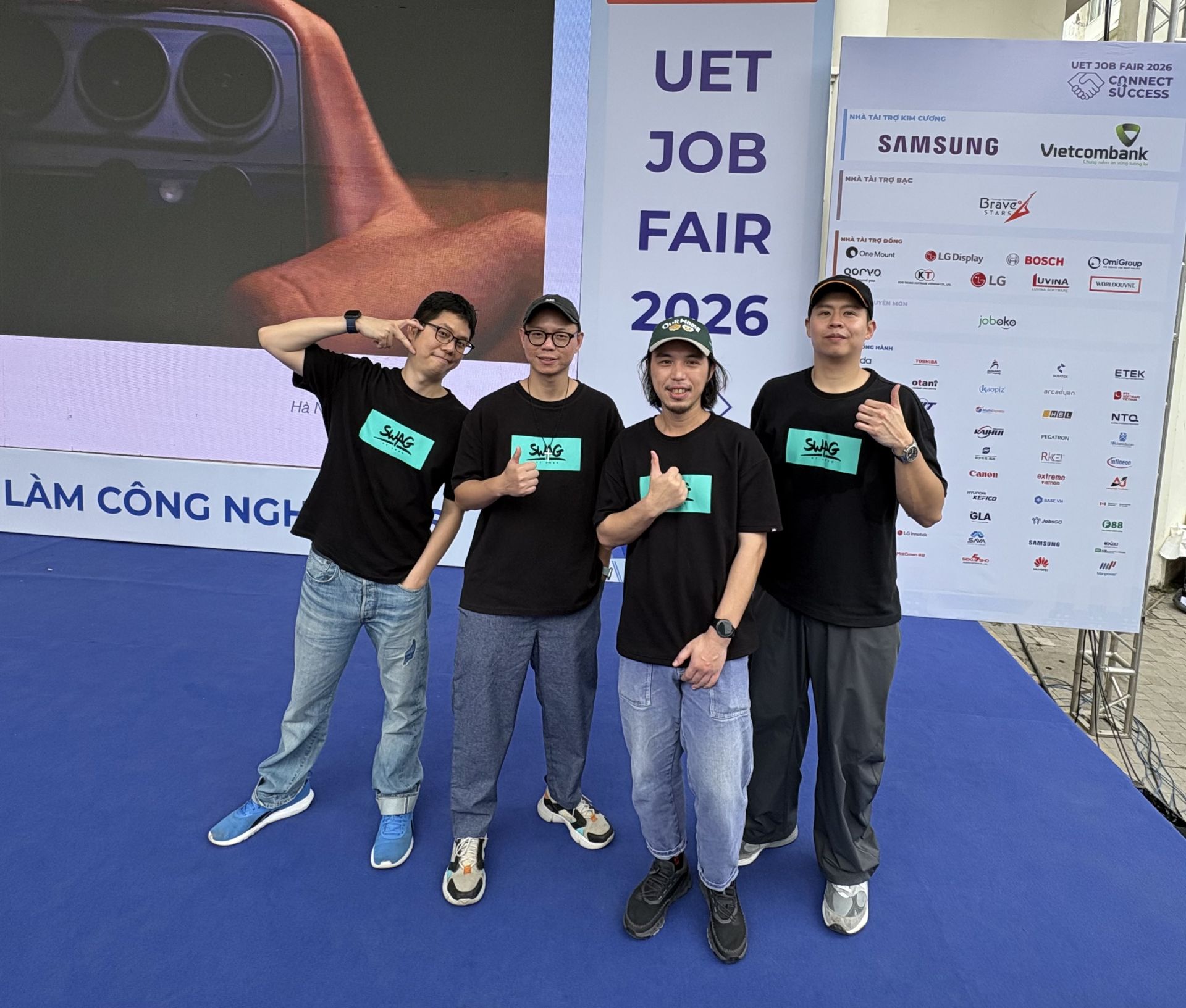 SWAG首度跨海參與越南頂尖學府UET徵才博覽會。（圖／SWAG提供）