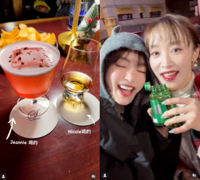 謝金燕最近飛去首爾看妮可,展現兩人好交情。(圖/翻攝謝金燕IG)