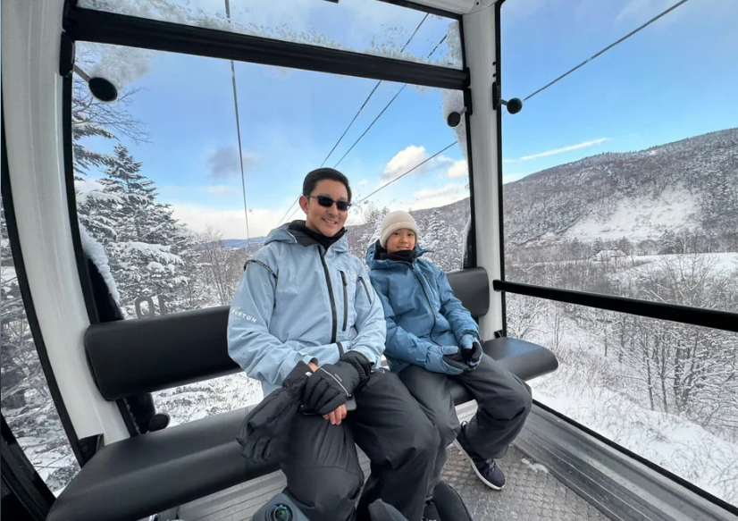 立威廉手術後照計畫帶女兒到北海道。（圖／翻攝立威廉微博）