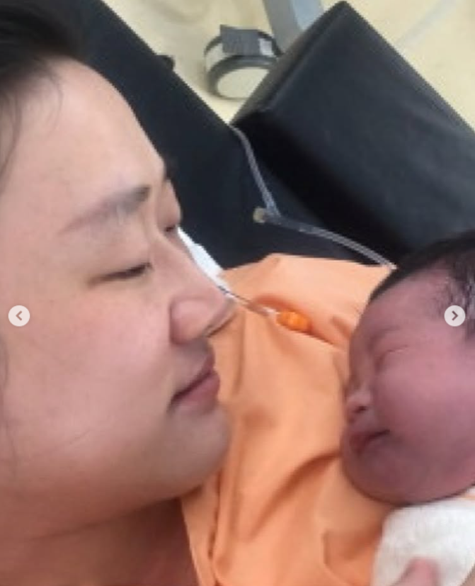 嚴爵迎接愛女出生。（圖／翻攝嚴爵​IG）