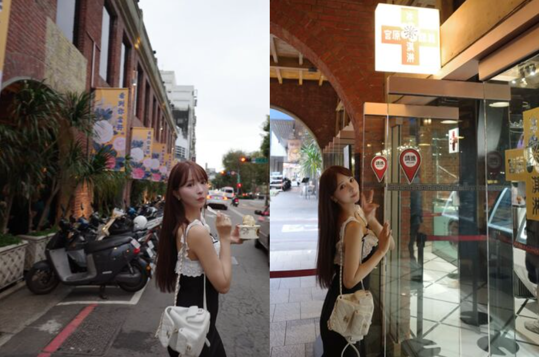 三上悠亞在台中遊玩。(圖/翻攝三上悠亞IG)