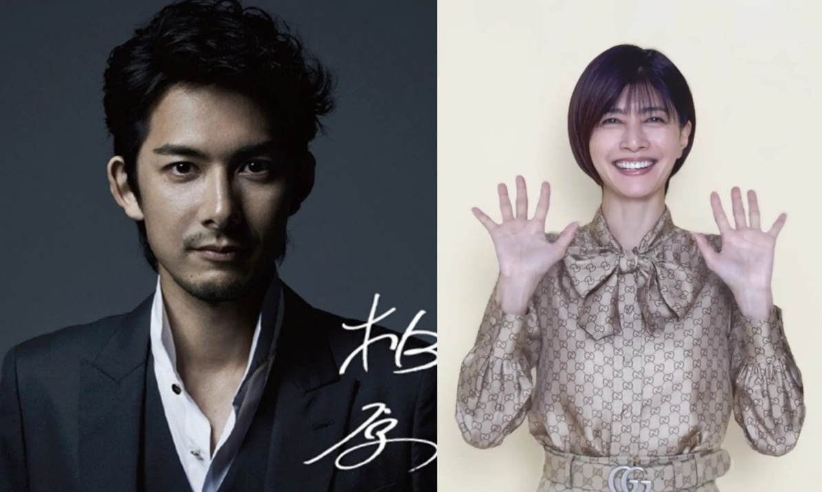 內田有紀、柏原崇交往長達16年，傳出今年3月低調登記結婚。（圖／翻攝柏原崇微博、內田有紀官網）