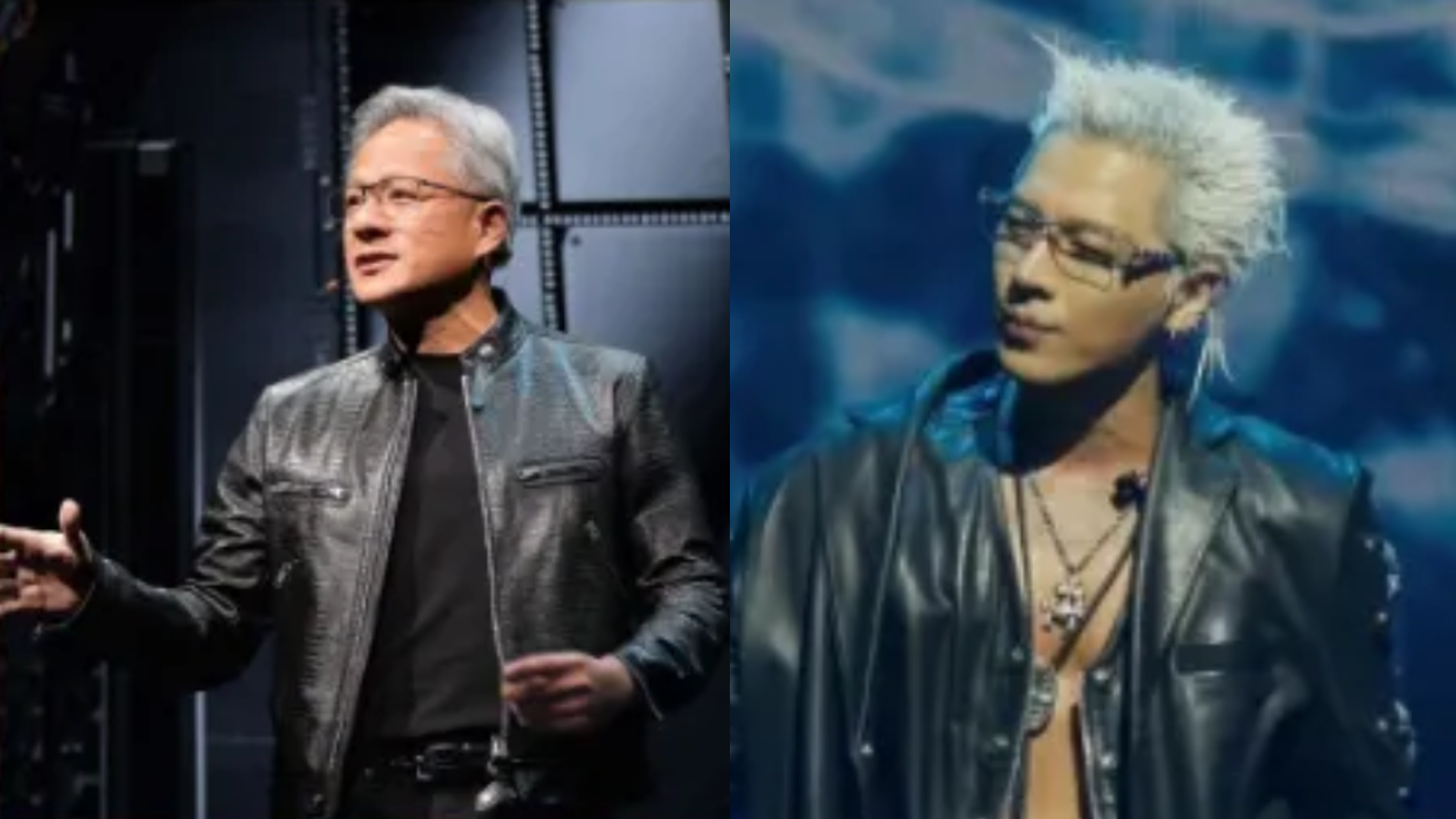 太陽表演的造型被說像是黃仁勳。（圖／翻攝IG）