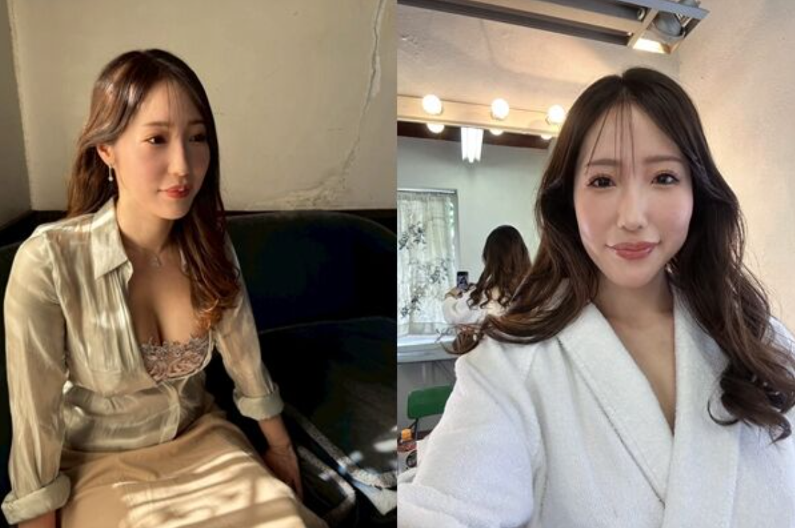 42歲女主播稻森雅轉戰AV。（圖／翻攝X）