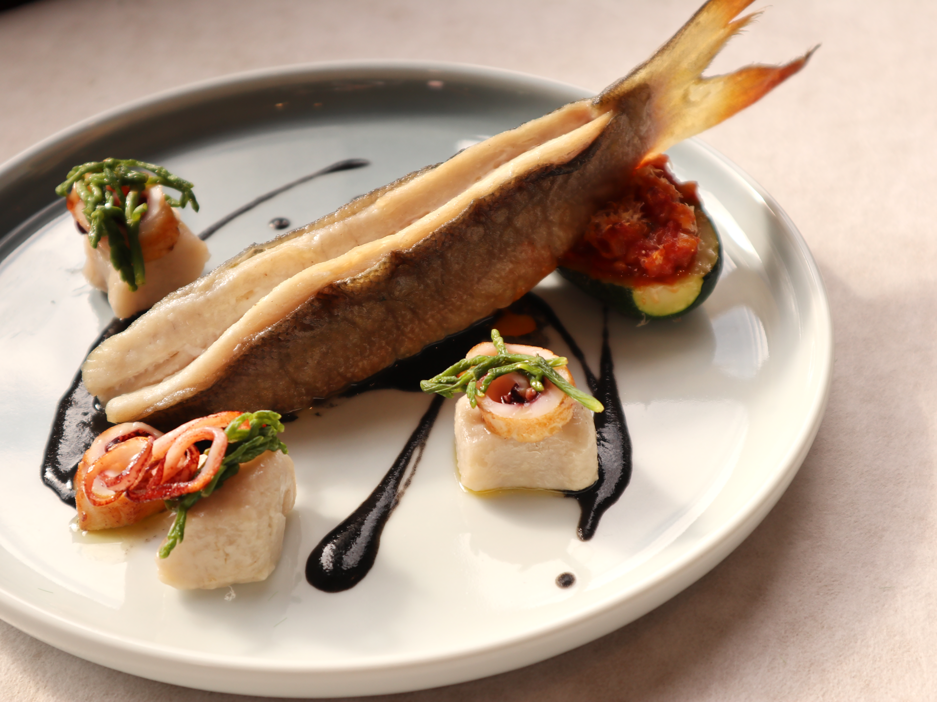 午仔魚・芋頭麵疙瘩・海蘆筍 ,海岸線的豐饒禮讚