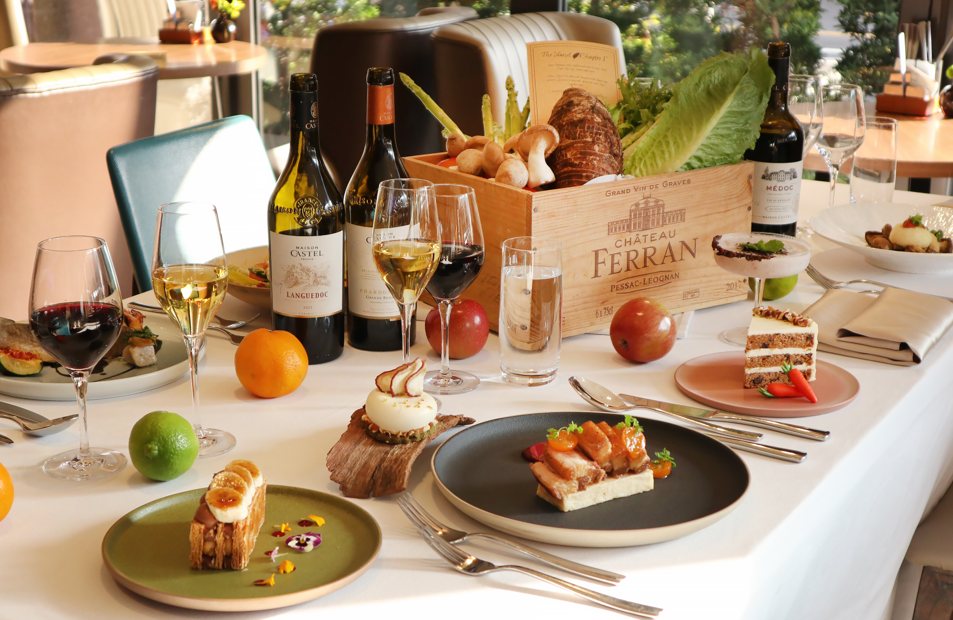 萬豪萬楓酒店推出「島嶼」主題限定菜單。(圖/萬豪萬楓酒店提供)