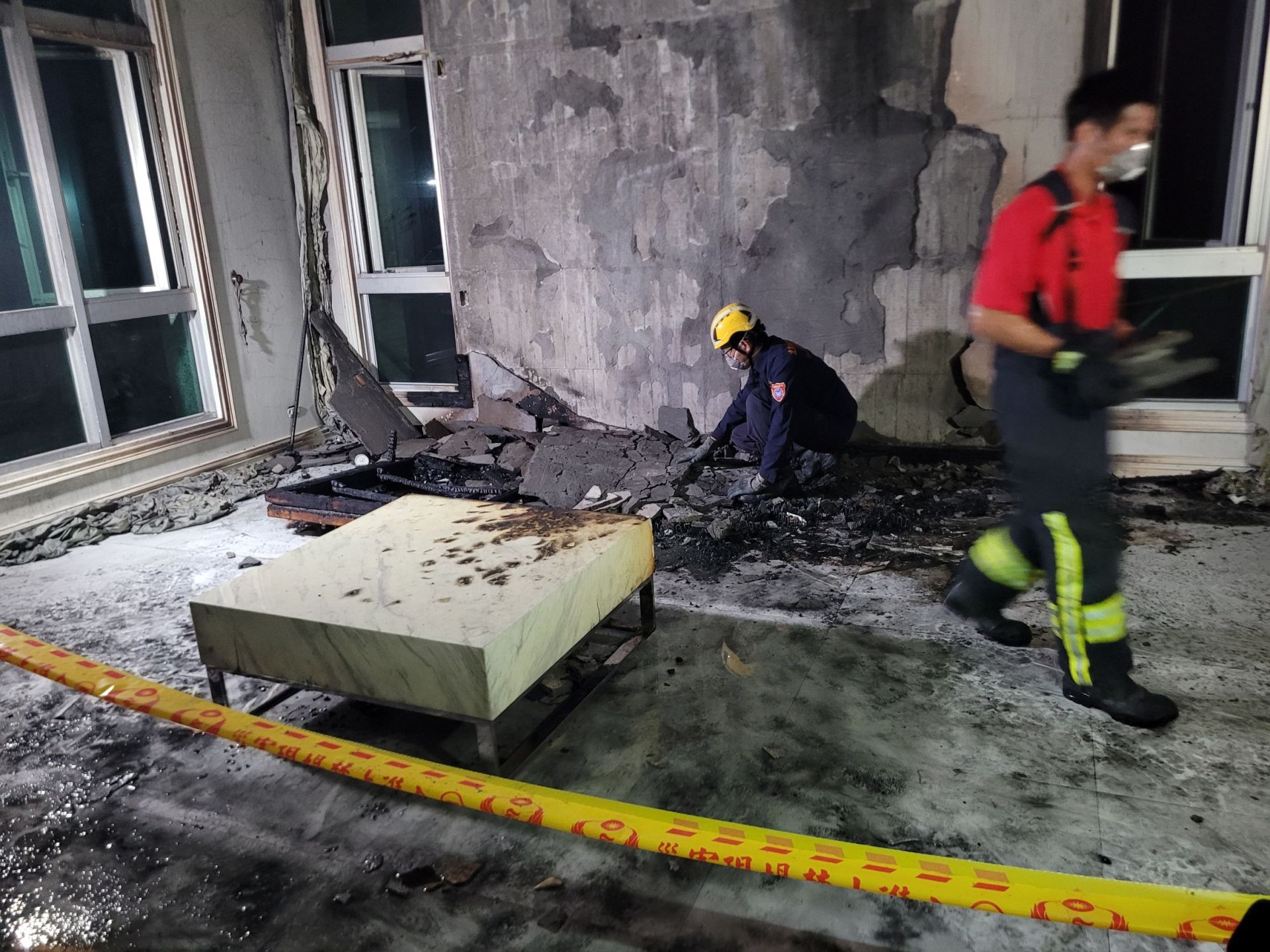 ▲宜蘭火警，婦人死亡。（翻攝畫面）