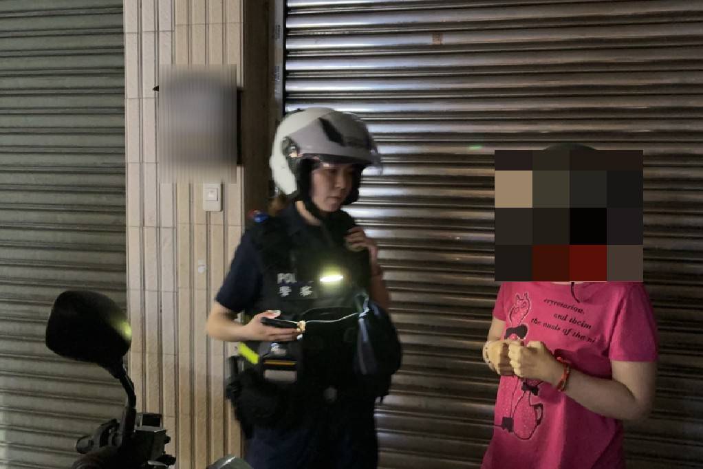 台中街頭驚傳女童遭連續衝撞　79年次女子情緒失控遭強制送醫