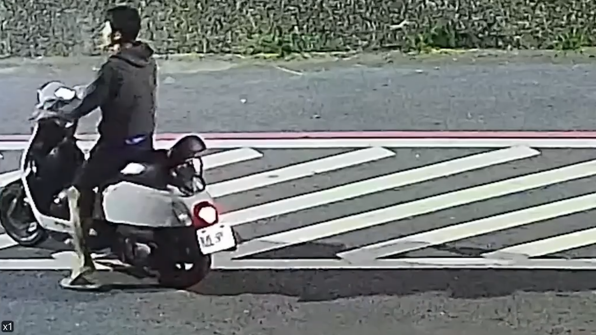 ▲車禍後肇事逃逸（圖／翻攝畫面）