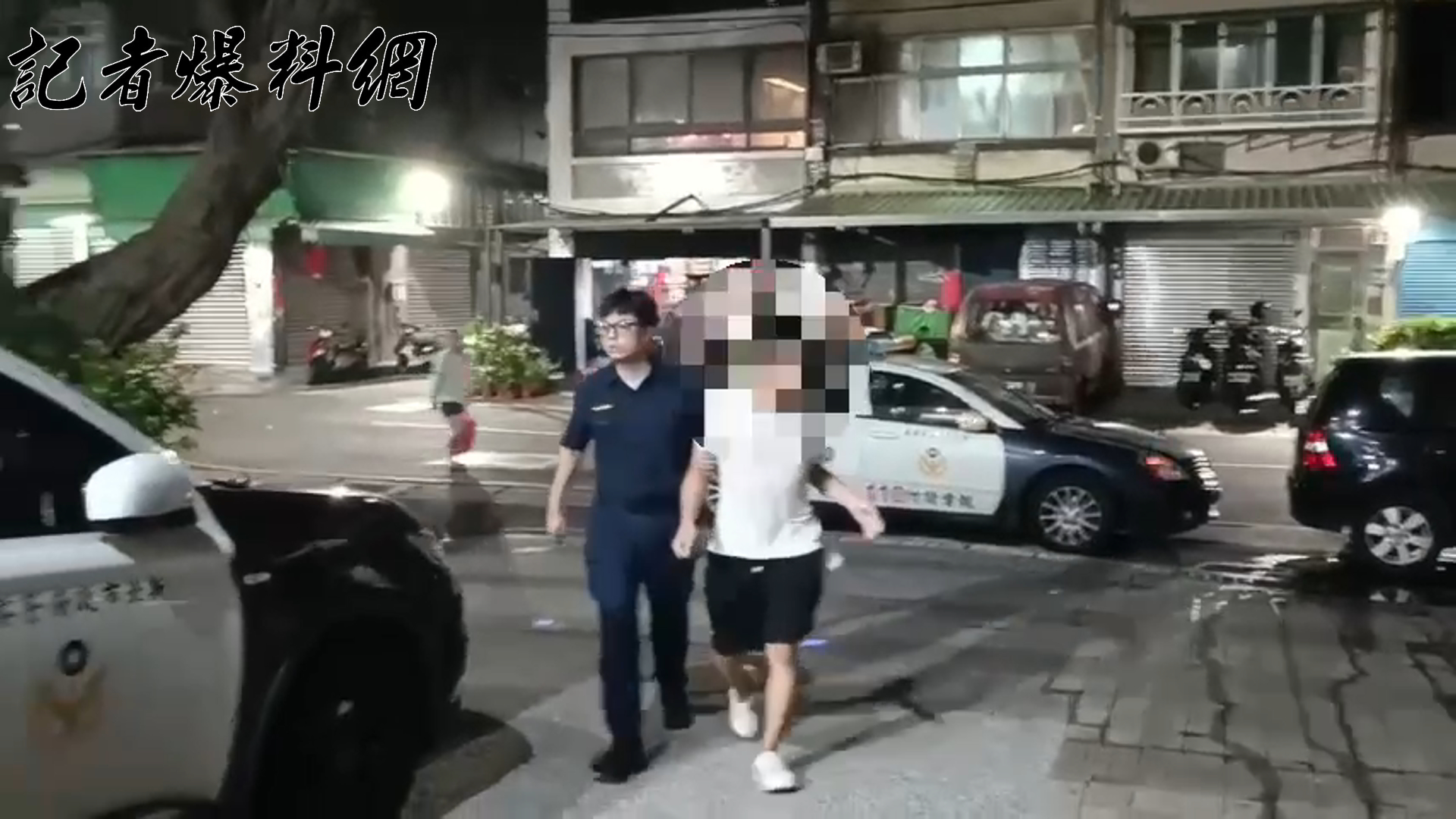 ▲轄區警方接獲通報後，立即調閱監視器展開追查，並於當天晚間20時許將黃男逮捕歸案。（翻攝畫面）