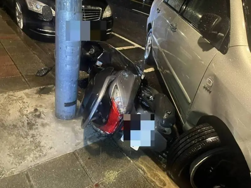 台北市內湖區環山路一帶，昨（7）日晚間18時許傳出連環車禍。