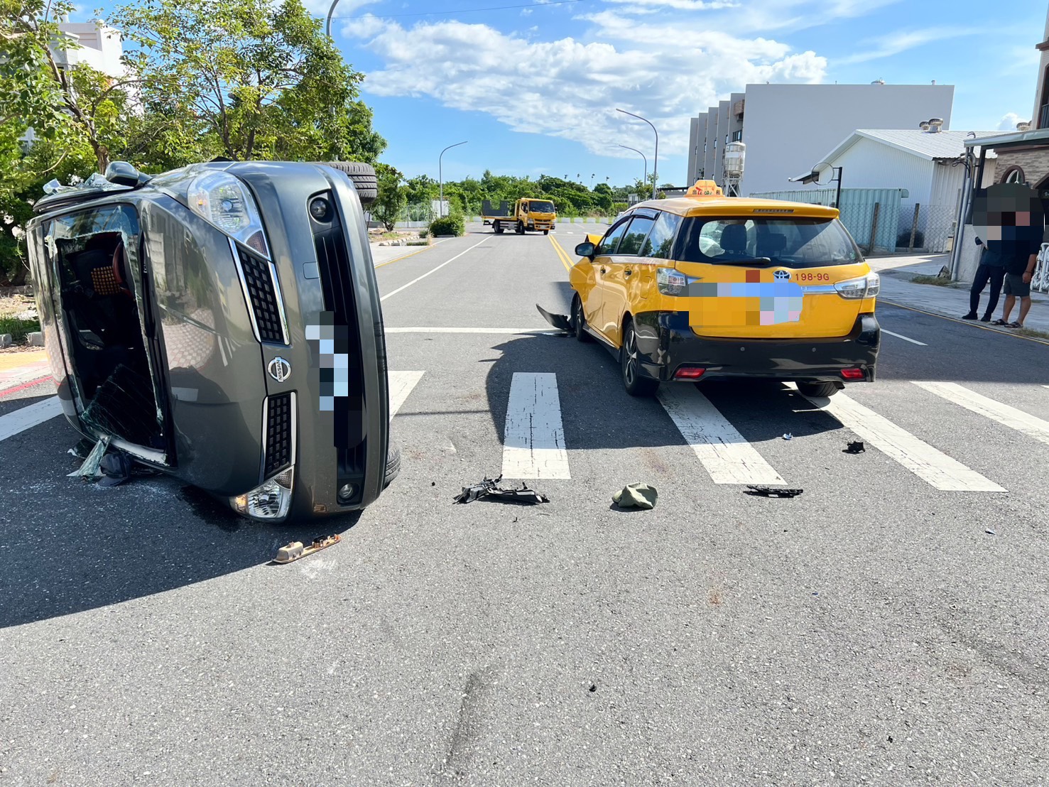台東市新站路、新站二街路口，今（7）日下午13時許發生1起交通事故。