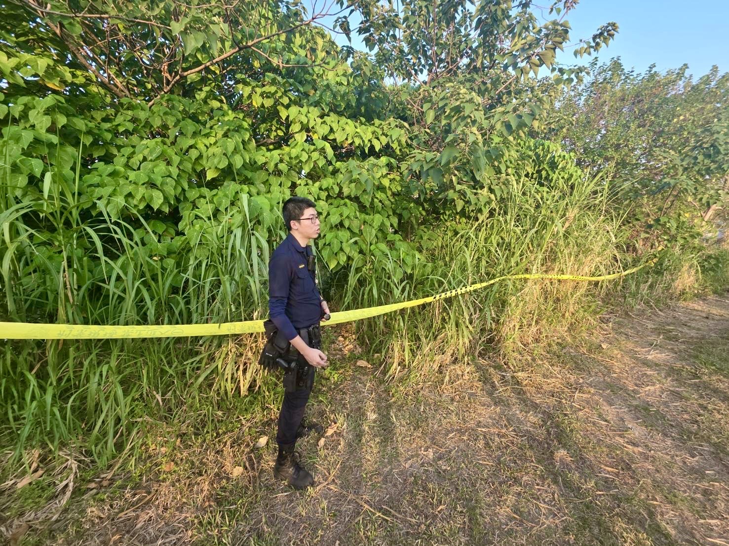 新北市板橋區新月橋下河濱公園，昨（12）日下午15時許傳出死亡案件。