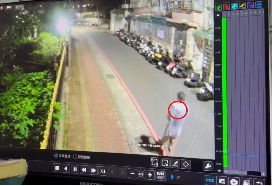 新北市淡水區北新路一帶,日前發生1起驚險的行車糾紛尾隨案。