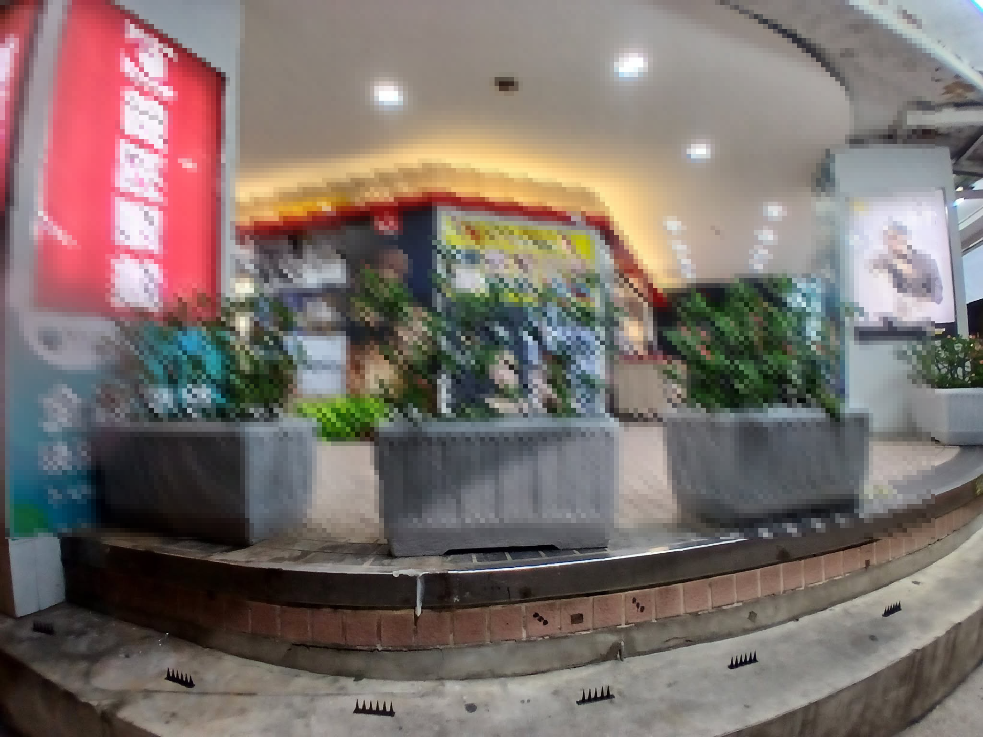 37歲羅姓男子因不滿樹林火車站後站附近的行人階梯常有街友停留，認為影響環境觀感，竟擅自將多塊「防鴿用塑膠尖刺板」放置於地面。（翻攝臉書社團《爆料公社二社》）