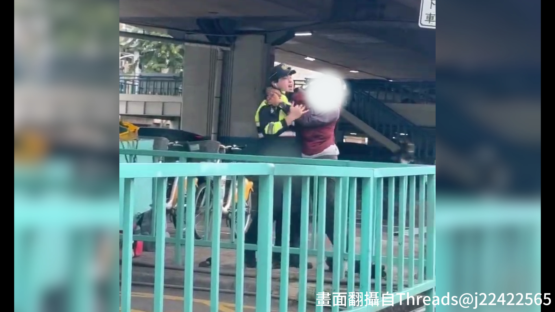 台北市中山區昨（28）日下午13時許發生警民衝突事件。