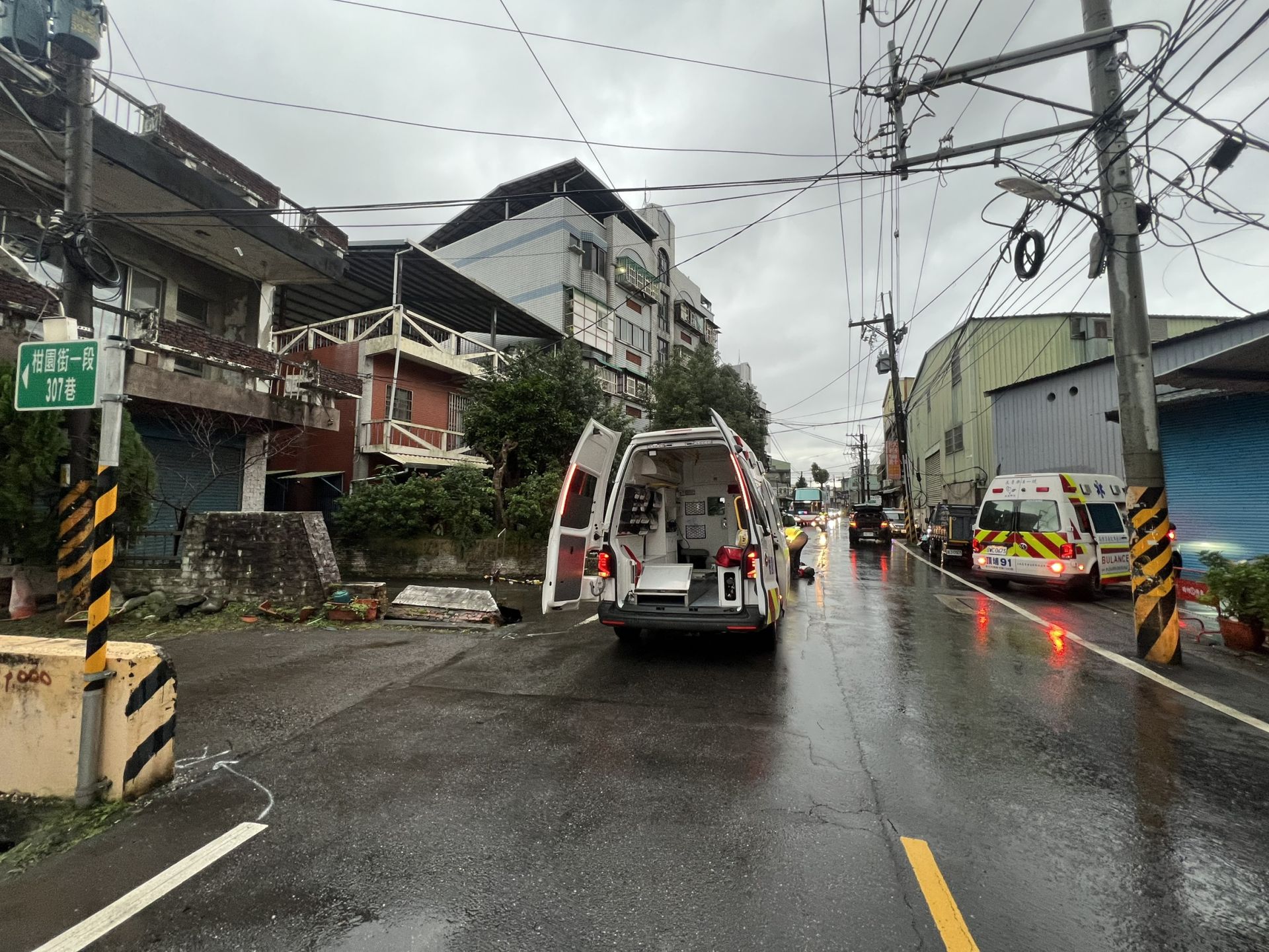 新北市樹林區柑園路一段一帶，今（21）日上午7時許發生一起死亡車禍。