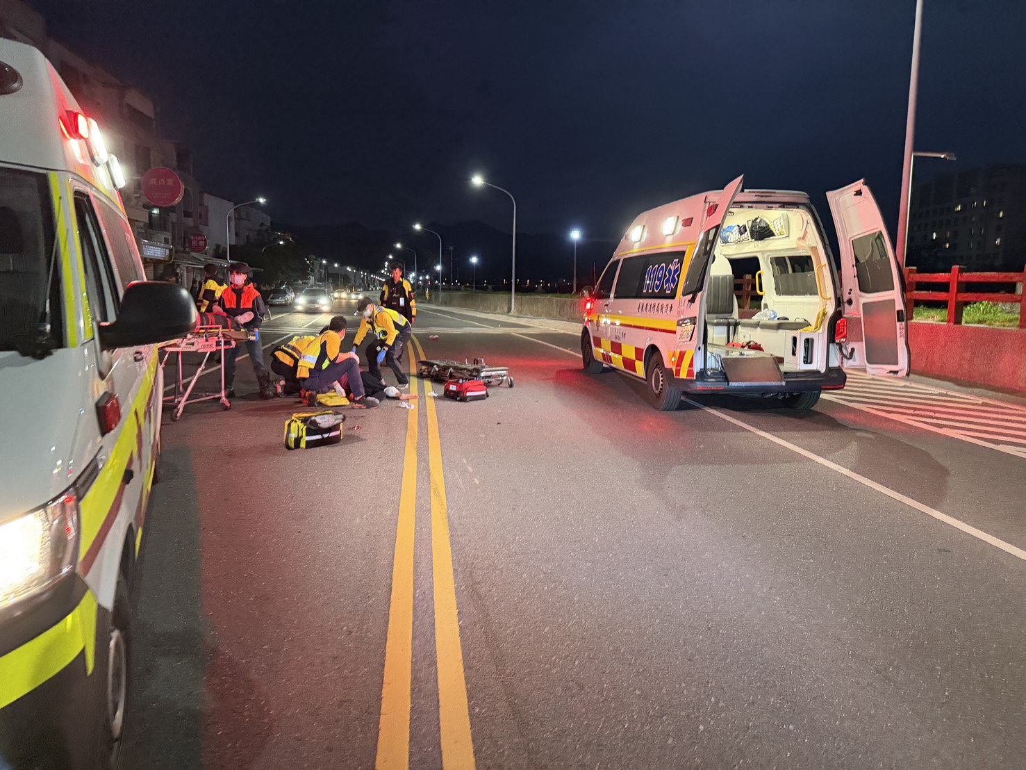 ▲台東少年酒駕！撞2晨運婦肇逃「竟裝傻回現場」秒抓包 酒測0.30超標法辦（圖／翻攝畫面）