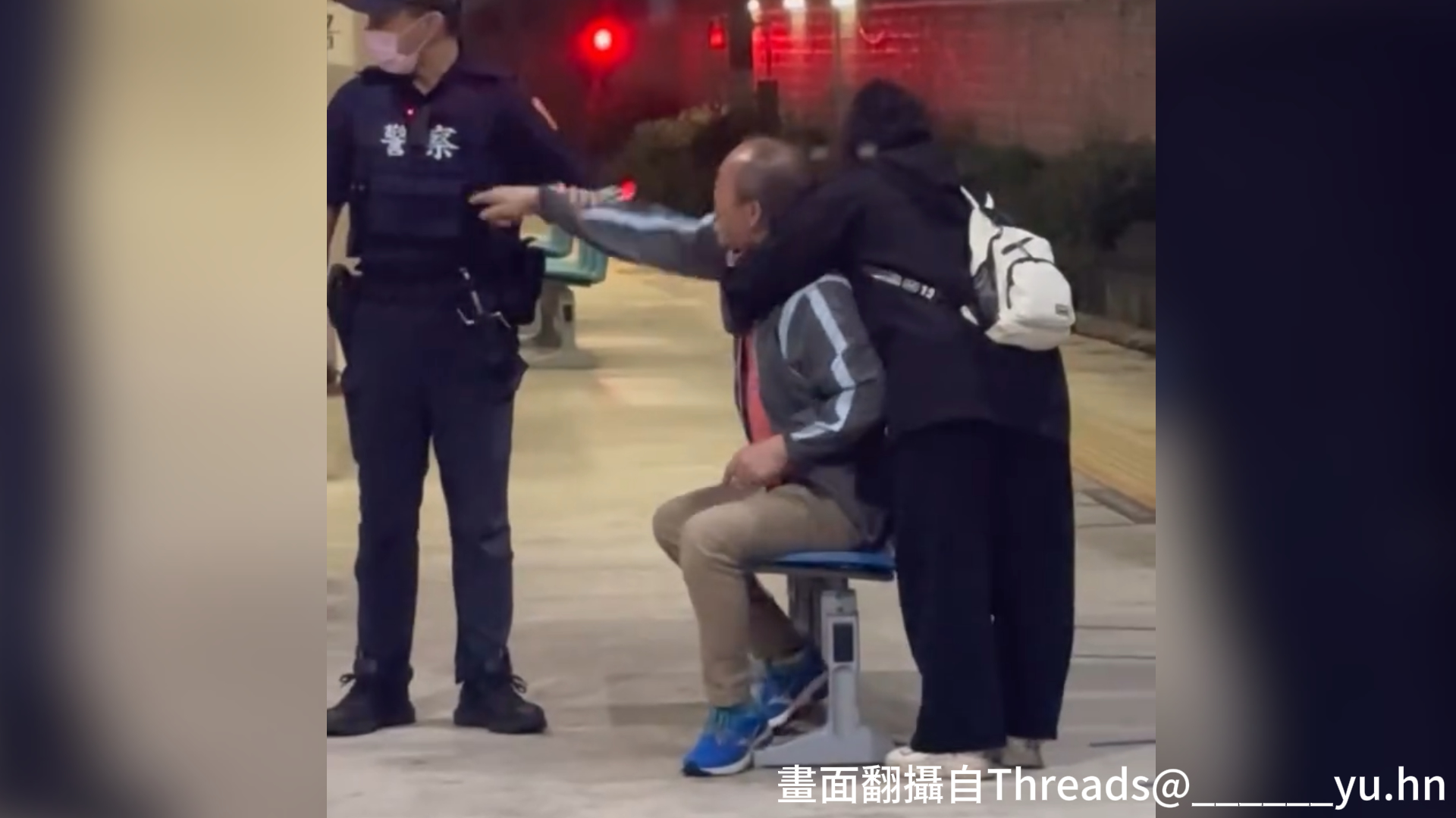 台鐵155次列車昨（22）日晚間傳出衝突。