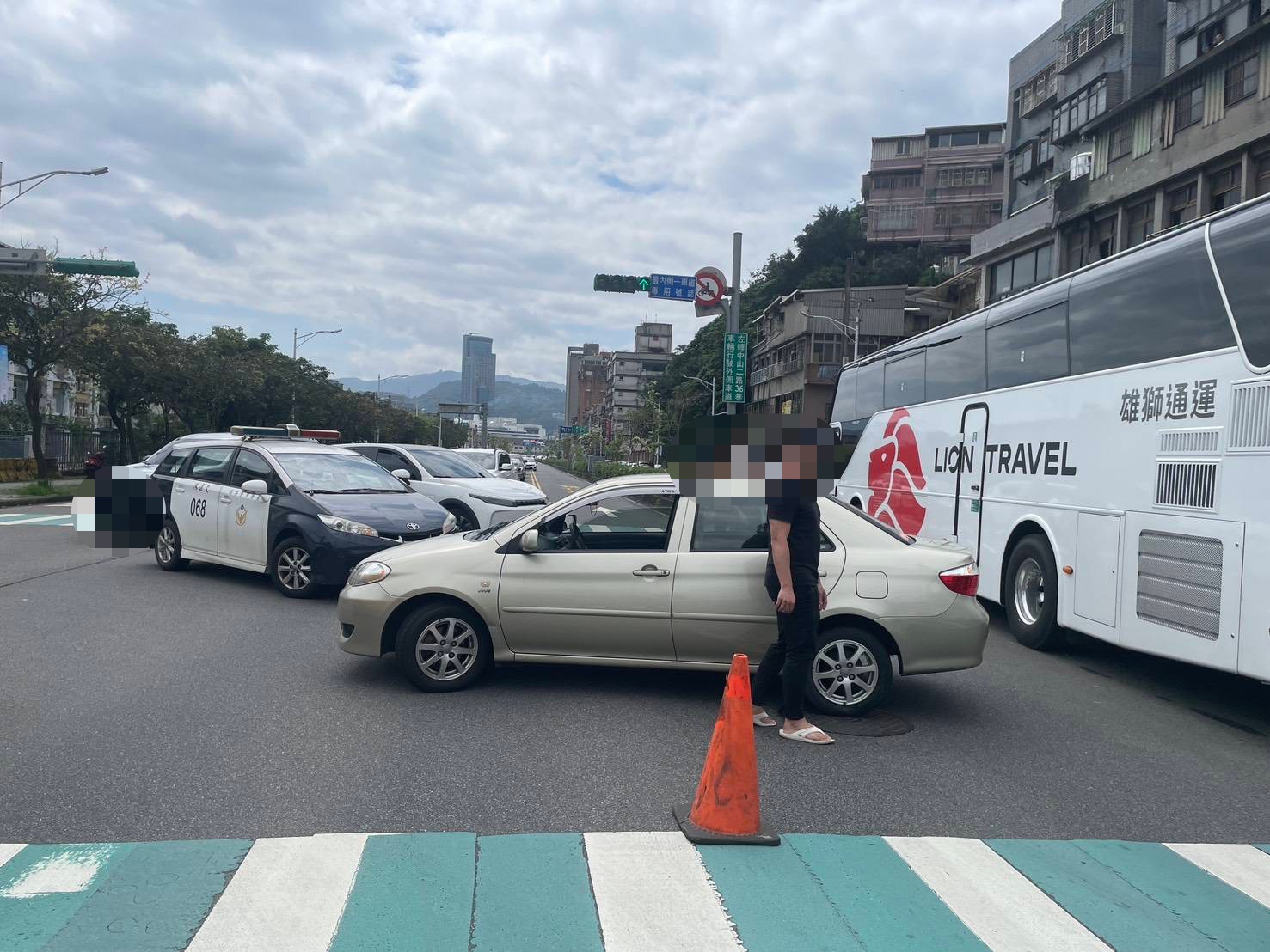 基隆市中山區中山二路一帶,昨(5)日上午10時許發生1起交通事故。