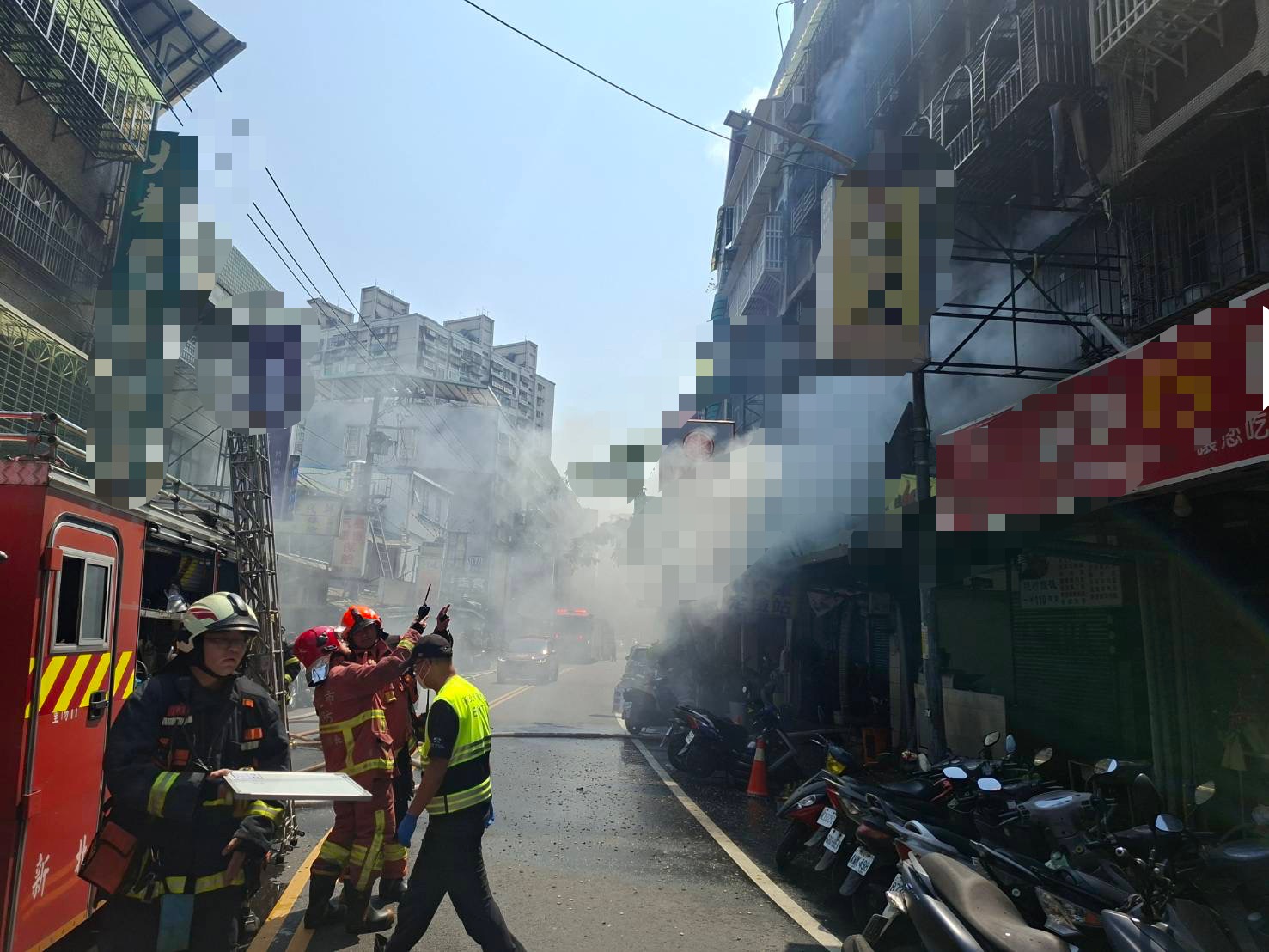 新北市三重區大仁街一帶，今日下午13時許傳出住宅火警。