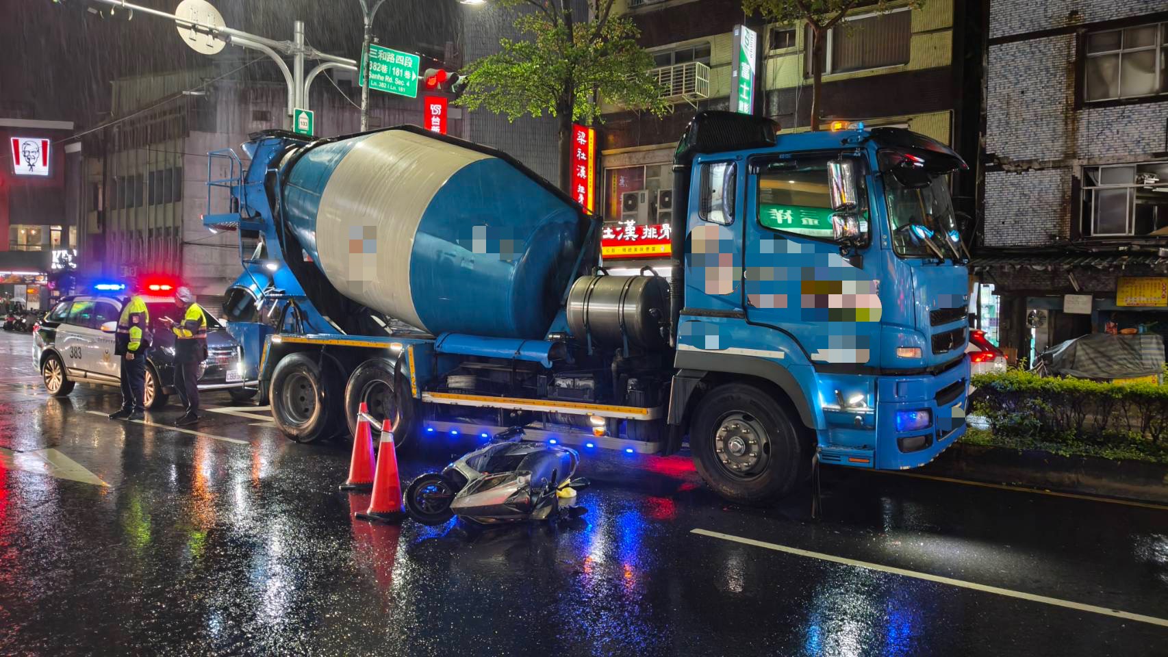 新北市三重區三和路四段一帶，昨（23）日晚間19時許發生1起離奇死亡車禍。