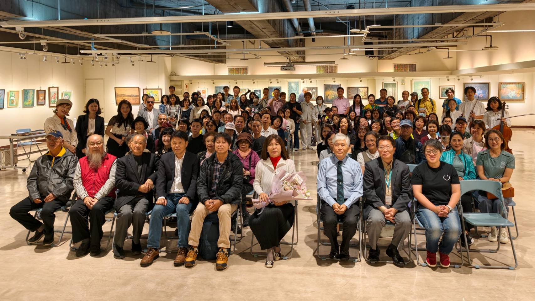 膠彩藝術七年再啟航！廖瑞芬師生《膠響曲・第二樂章》磅礡登場大墩文化中心