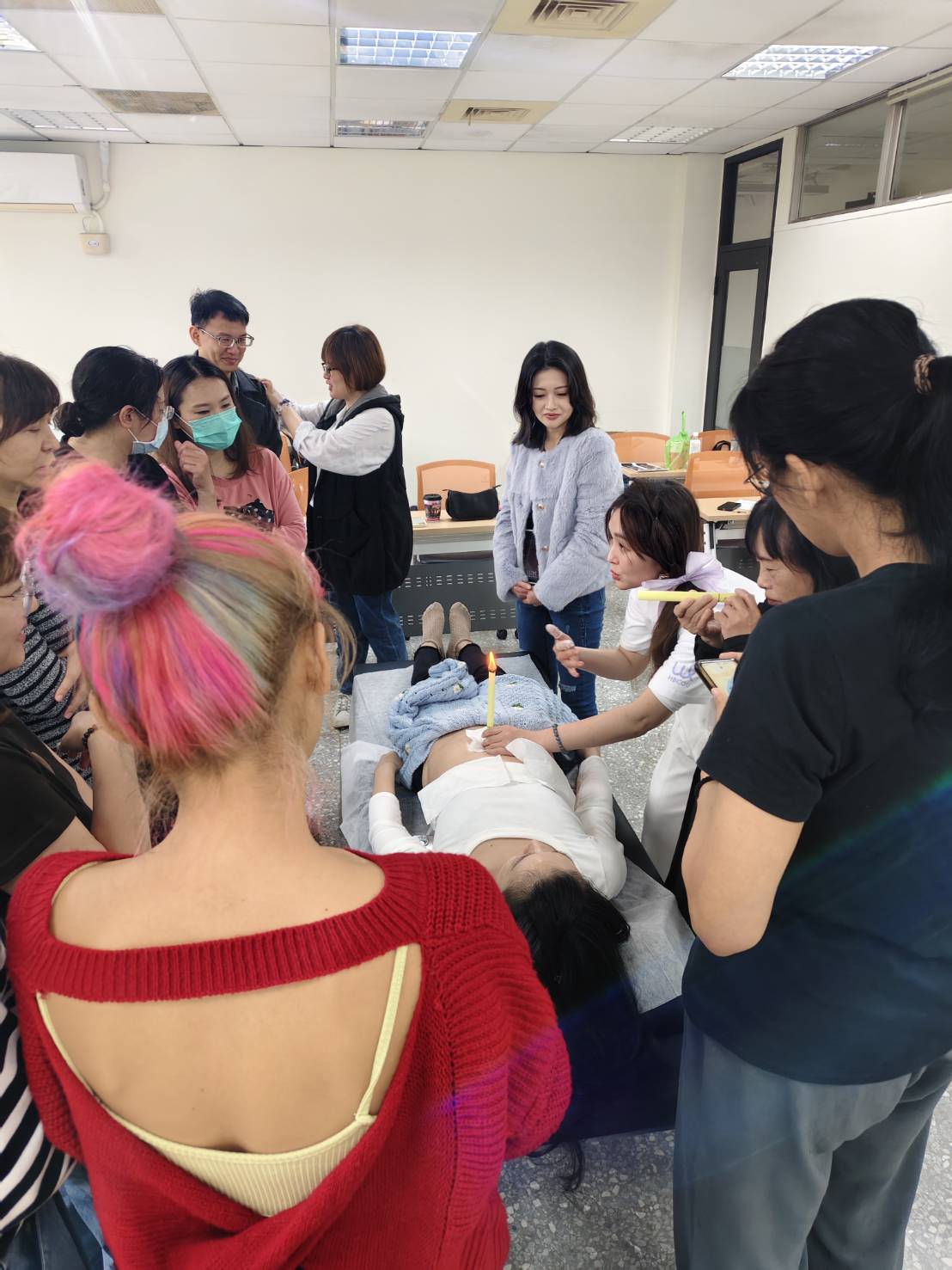 「好好幸福日」提供健康講座與舒緩療癒體驗。（圖／新北市乳房養護職業工會提供）