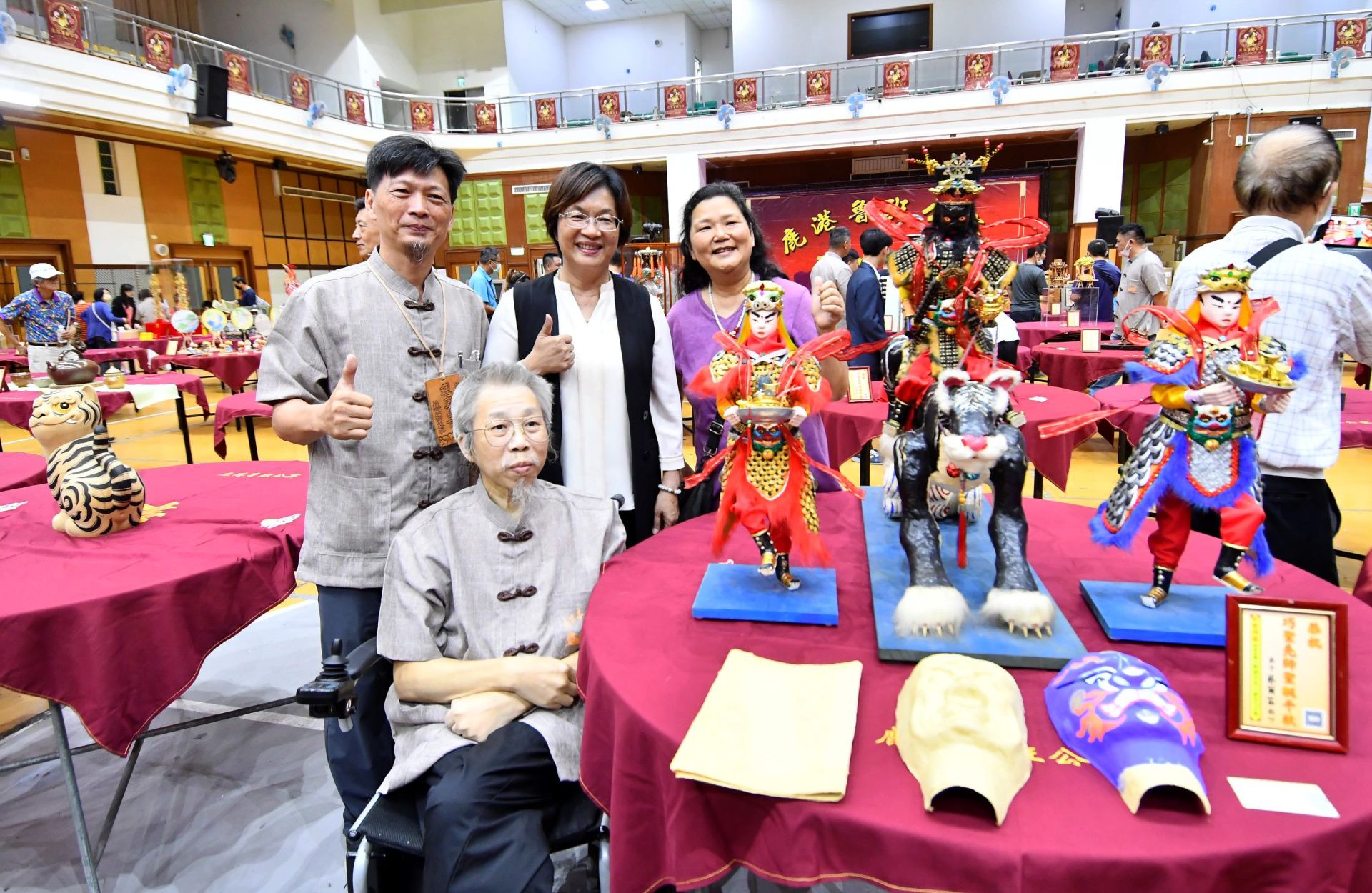 全國唯一工藝盛宴！ 鹿港魯班公宴百桌看桌宴祖師爺 各界翹楚齊聚一堂
