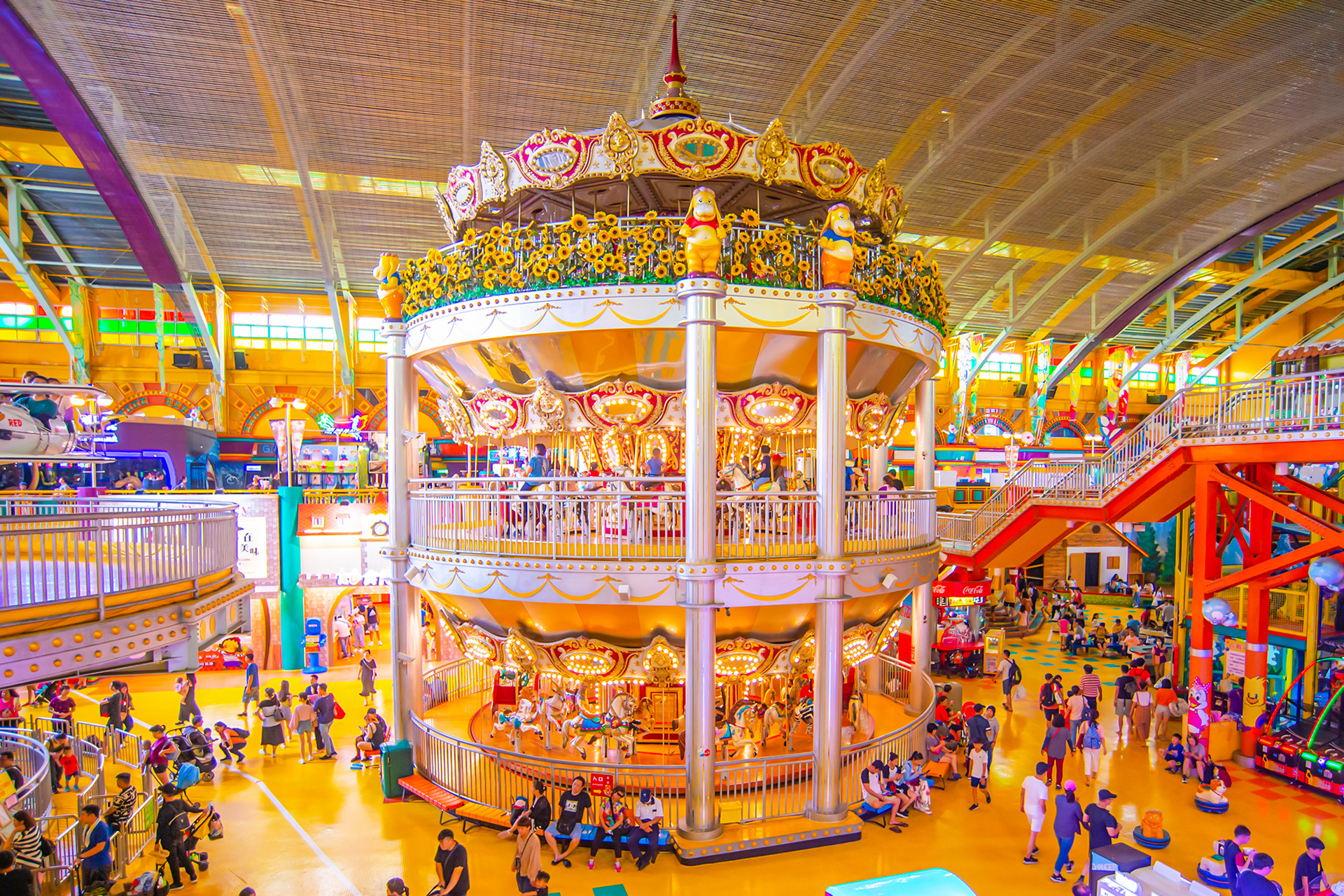 劍湖山世界兒童玩國設施多元，適合三代同遊，深受親子家庭喜愛。