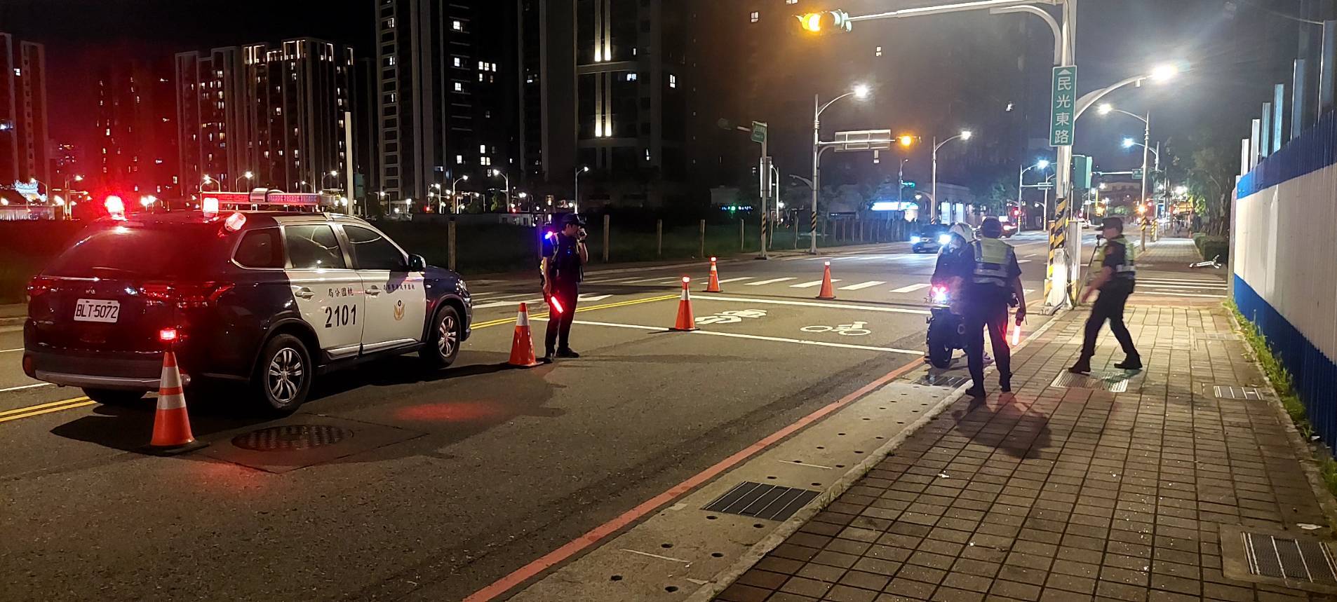 ▲桃園警方加強取締。（翻攝畫面）
