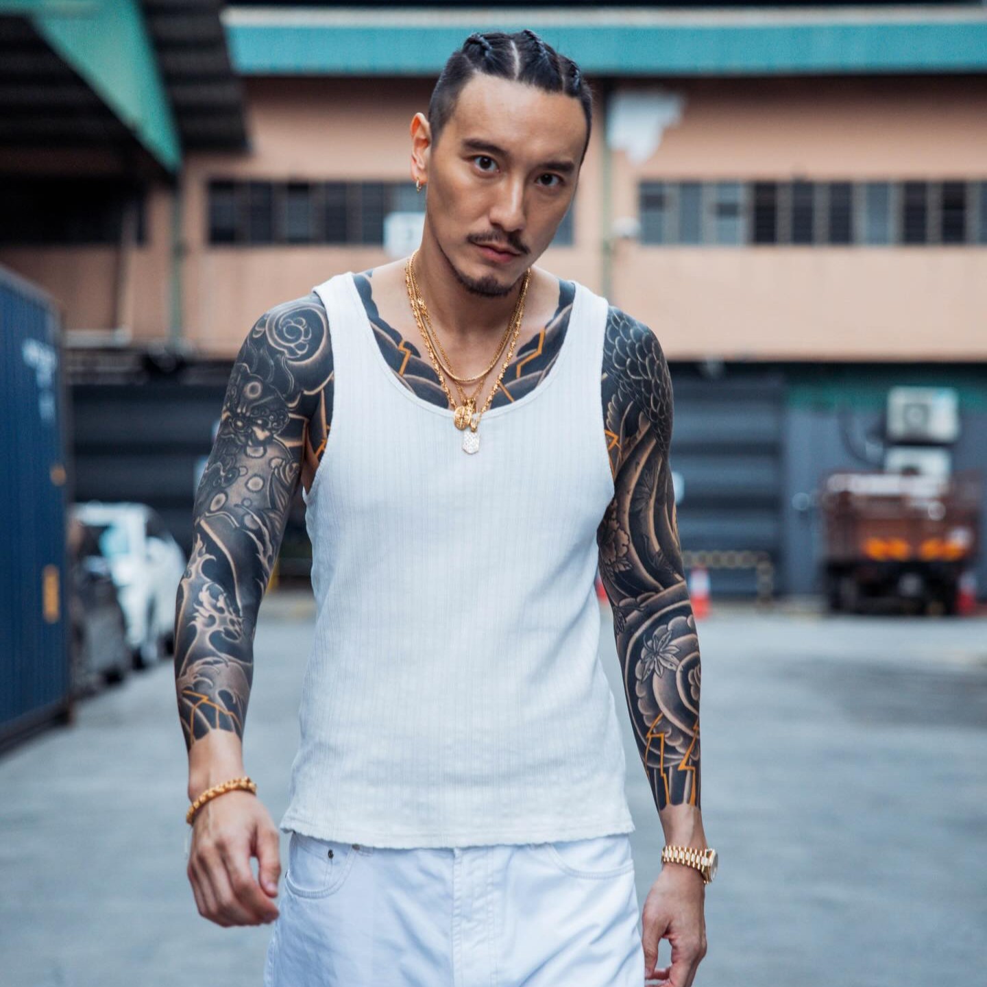 王陽明車聚遭開罰。(圖/翻攝王陽明IG)