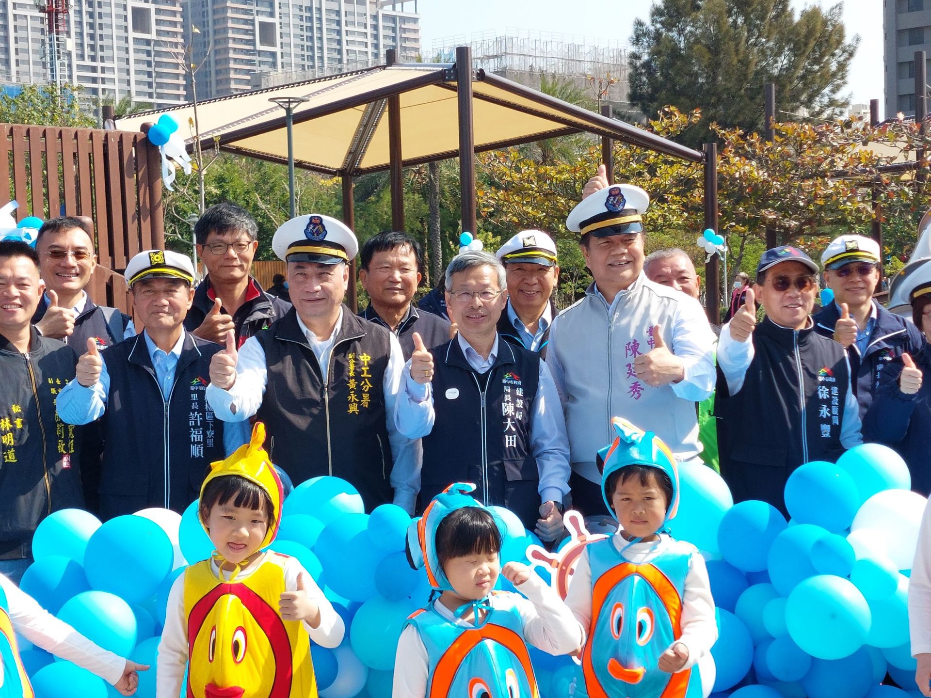 ▲ 無黨籍議員陳廷秀極力向中市府及建設局爭取，今年2月所完成啟用的「漁寮共融海洋公園」啟用。（圖／記者游穎達攝）