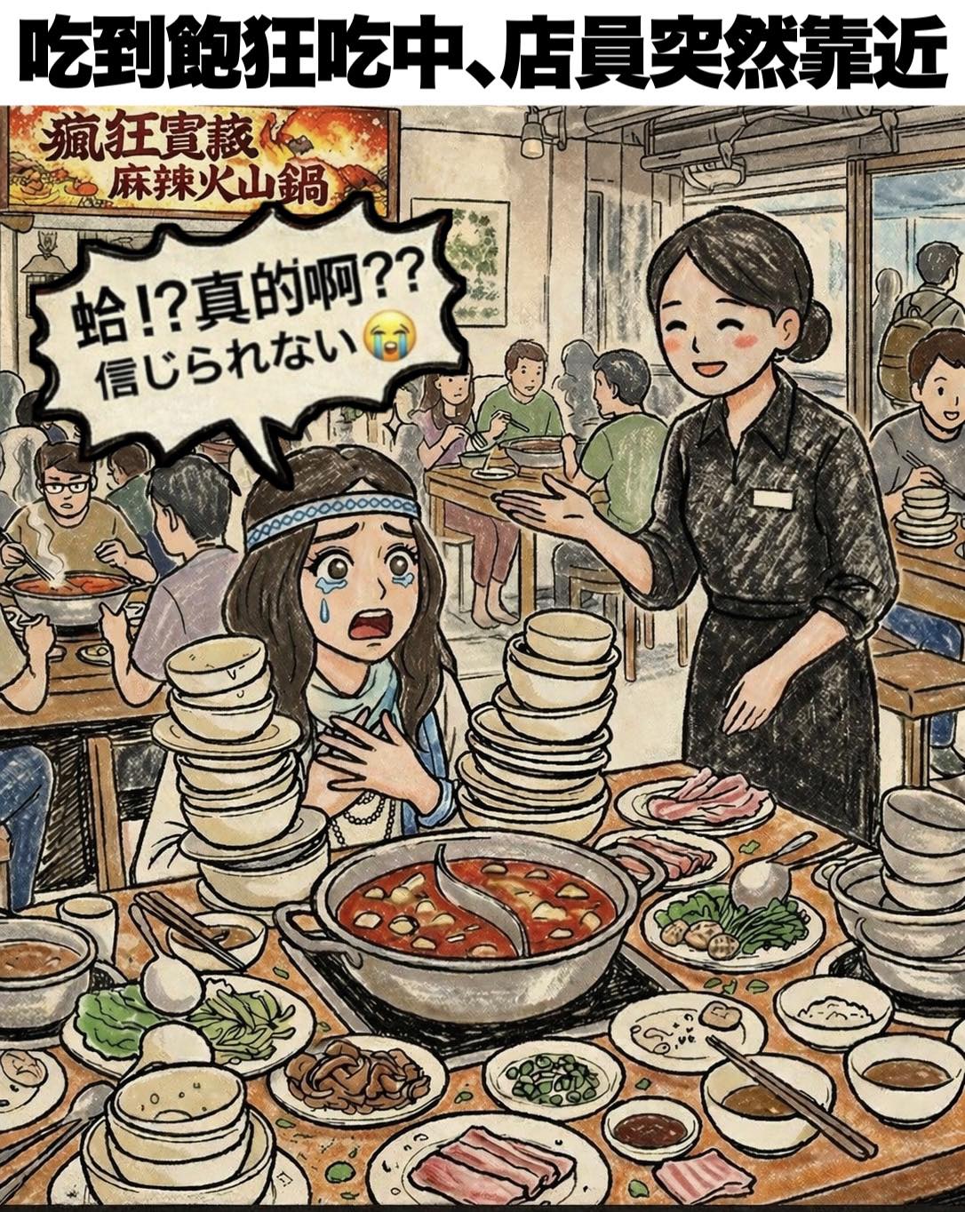 安潔拉佐藤是本知名的大胃王。（圖／翻攝安潔拉佐藤​臉書）