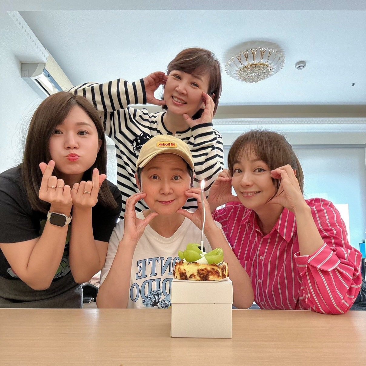 王月慶生，感謝親朋好友的相伴。（圖／翻攝王月臉書）