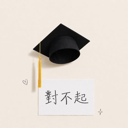 孫淑媚參加畢業典禮,卻因碩士帽戴法引發風波。(圖/翻攝孫淑媚臉書)