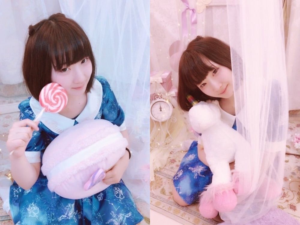 平林佐奈藝名星谷梨里花,遭男粉絲殺害。(圖/翻攝星谷梨里花部落格)