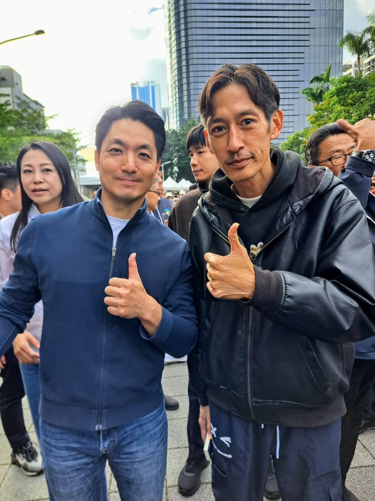 唐治平與台北市長蔣萬安合照。(圖/翻攝唐治平臉書)