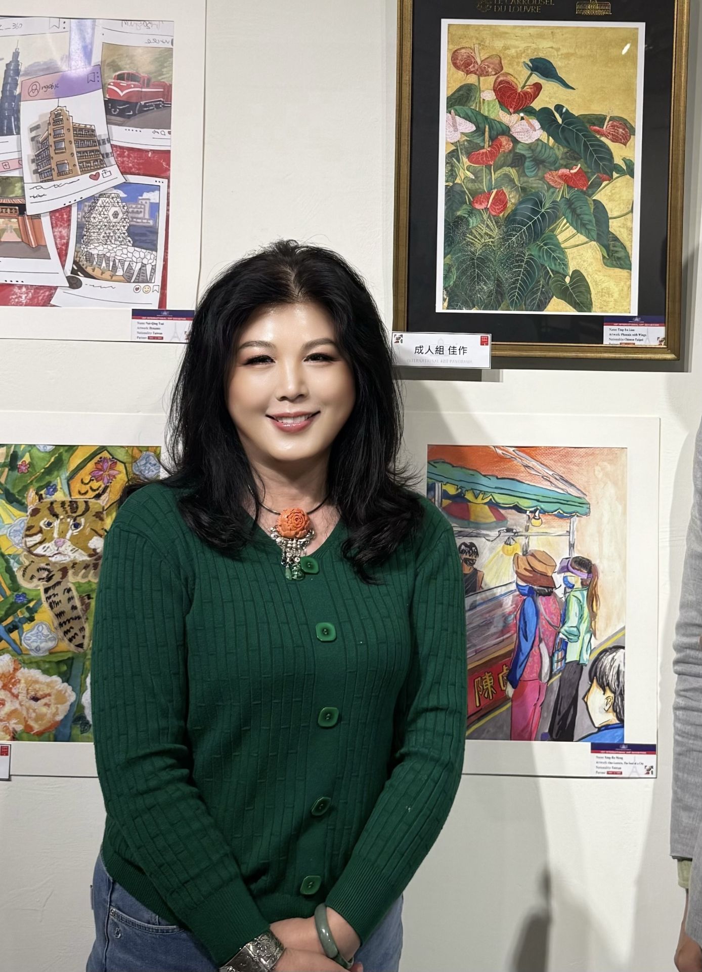 台灣藝術家廖庭玉作品登上京都市立美術館　《靜聽花開》亮相京都美展